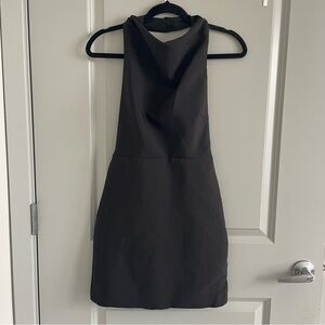 SHEIN Black Backless Dress